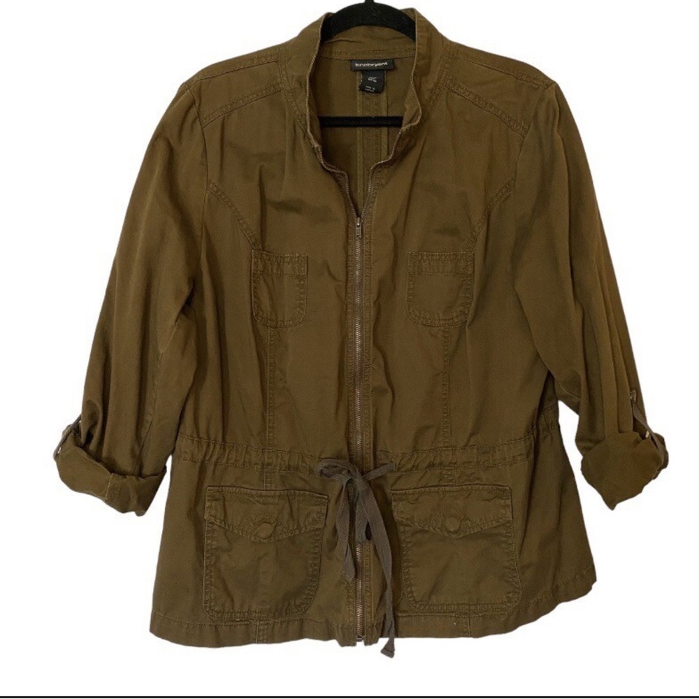 Lane Bryant Brown Utility Jacket